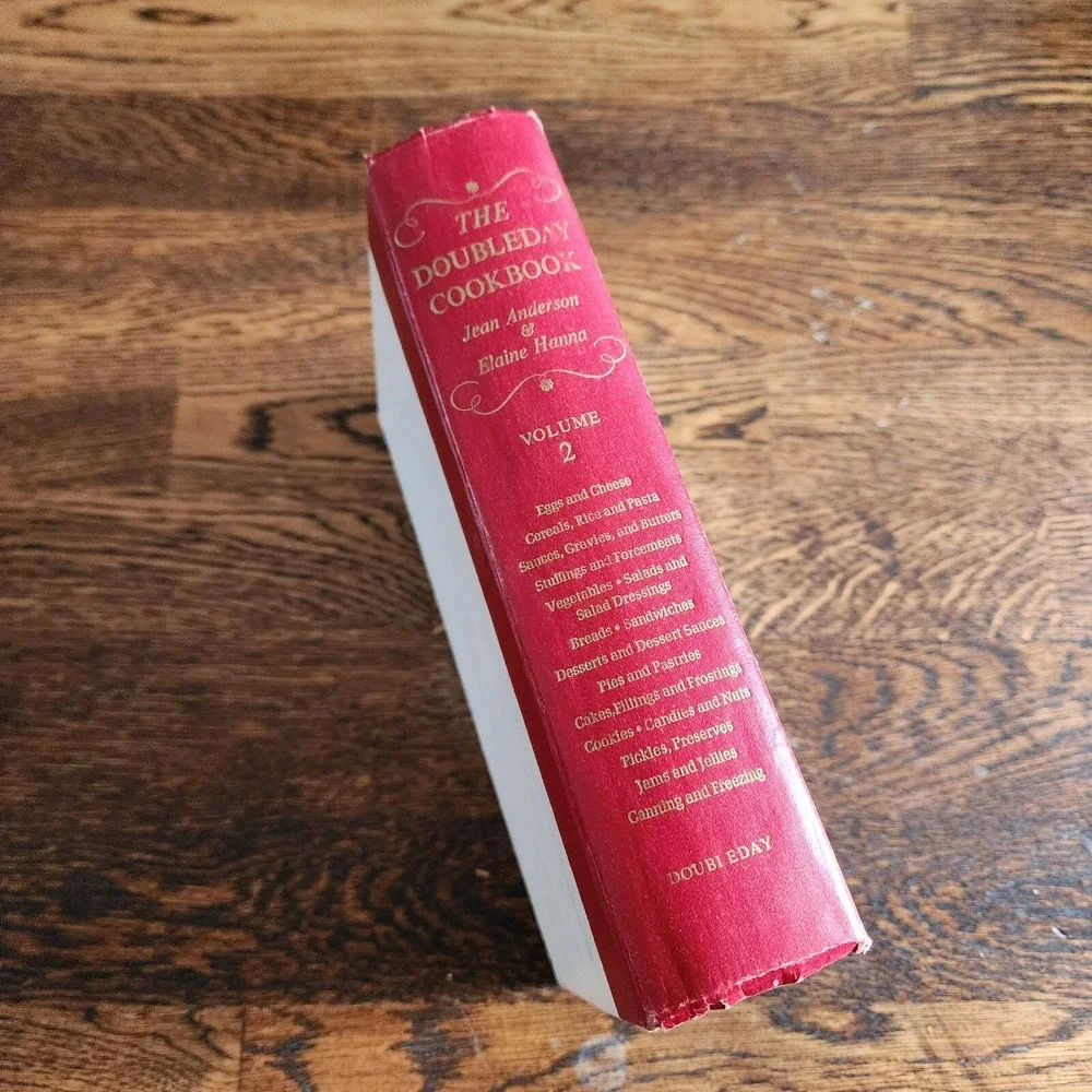 The Doubleday‎ Cookbook Vol 2 by Jean Anderson Elaine Hanna HC DJ